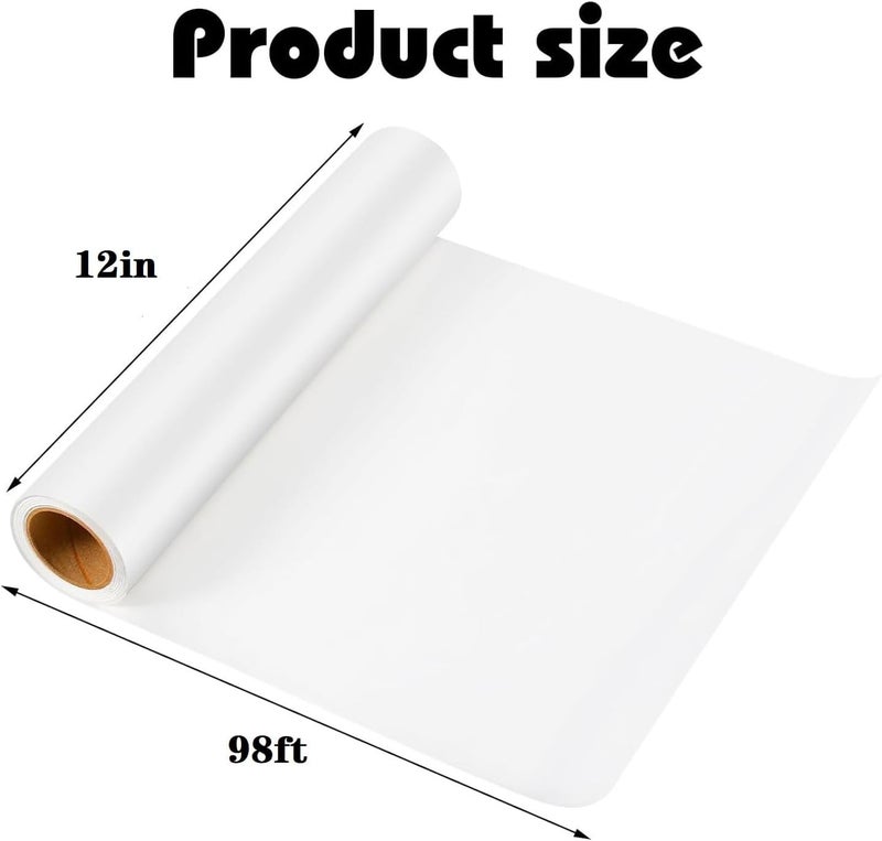 UDAREIT White Drawing Paper Roll 12"×1181" Large Art Easel Paper Roll for Crafts, White Wrapping Paper, Kraft Bulletin Board Poster Banner Paper - Image 2